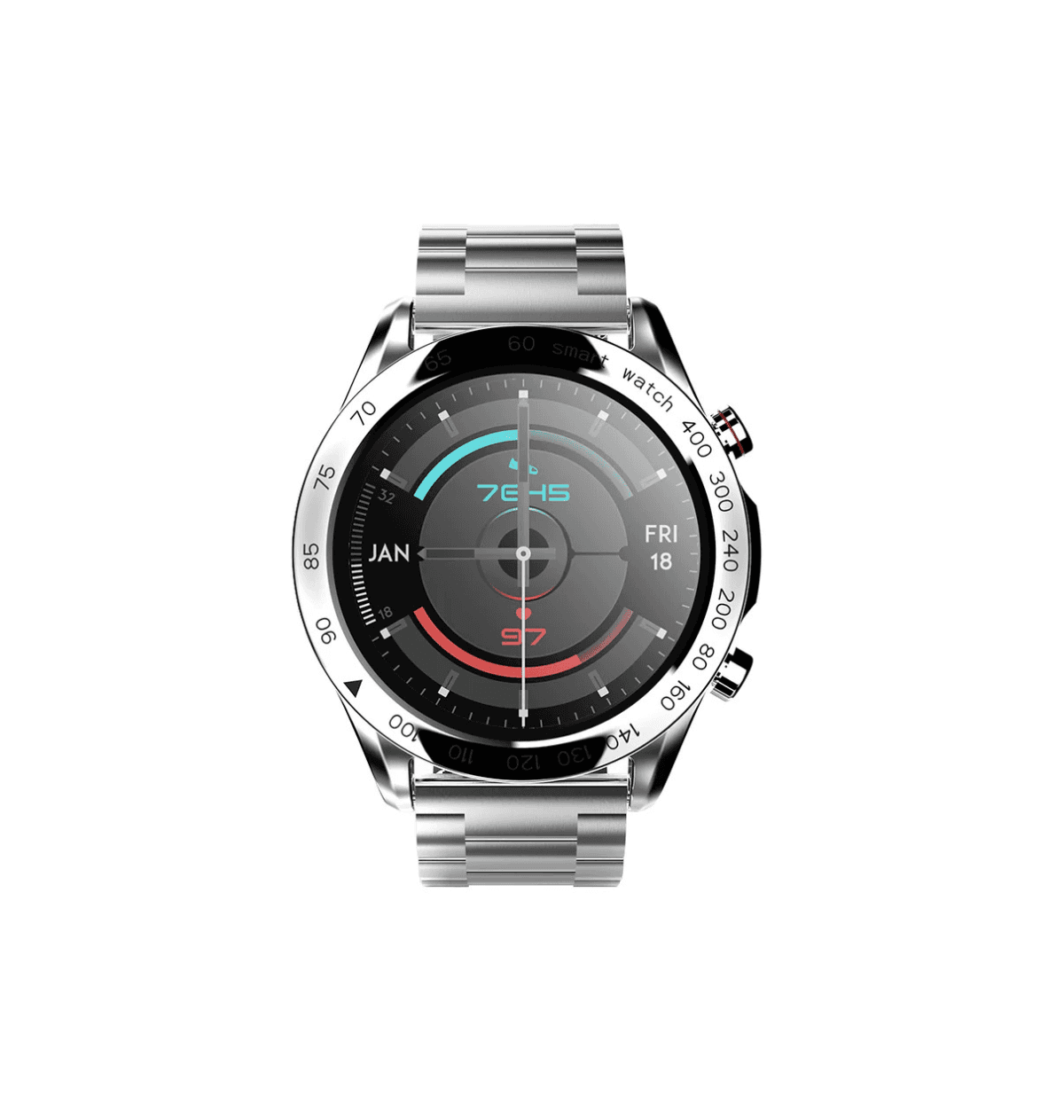 HiFuture Future Go Pro Stainless Steel Smartwatch