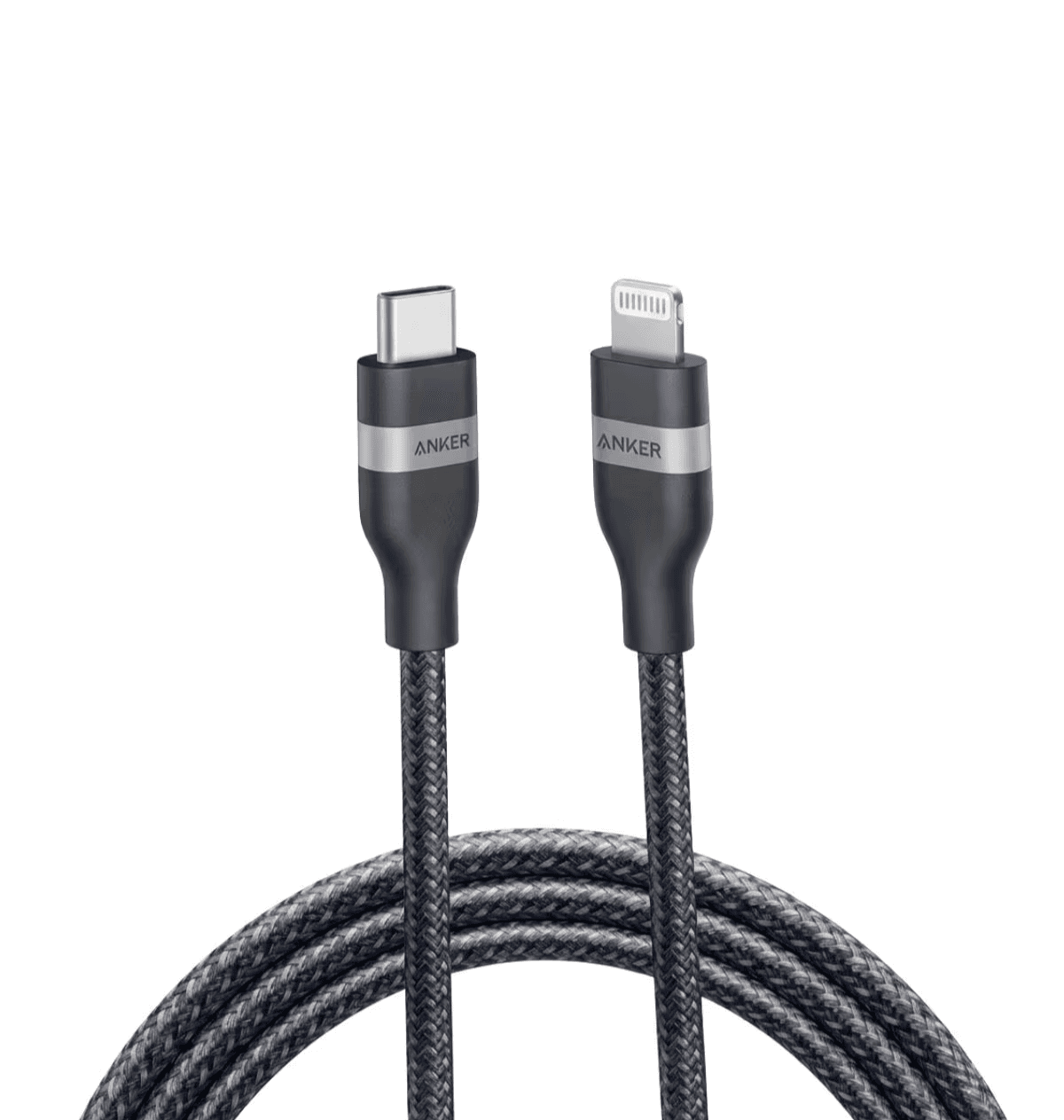 Anker USB-C to Lightning Cable (3 ft, 60W, Upcycled-Braided)