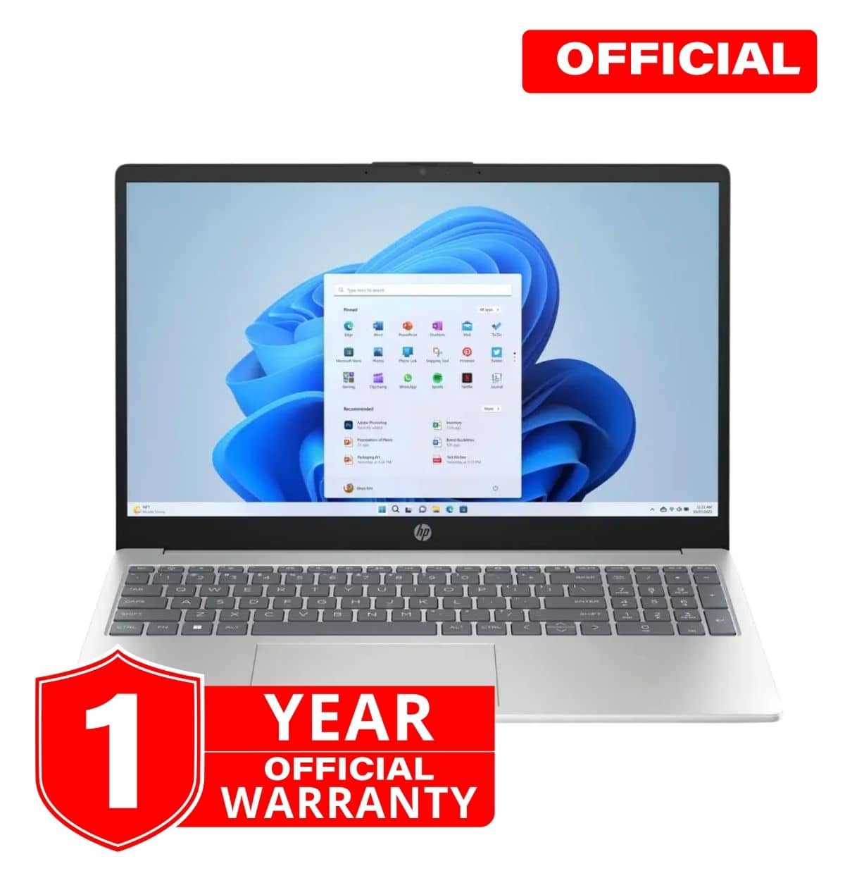HP 15-fc0146dx AMD Ryzen 5-7520U 15.6" Touch Screen Laptop