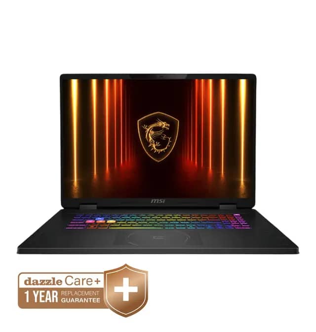MSI Crosshair 18 HX AI A2XWGKG Intel Core Ultra 9 275HX NVIDIA GeForce RTX 5070 18" QHD+ Display Gaming Laptop