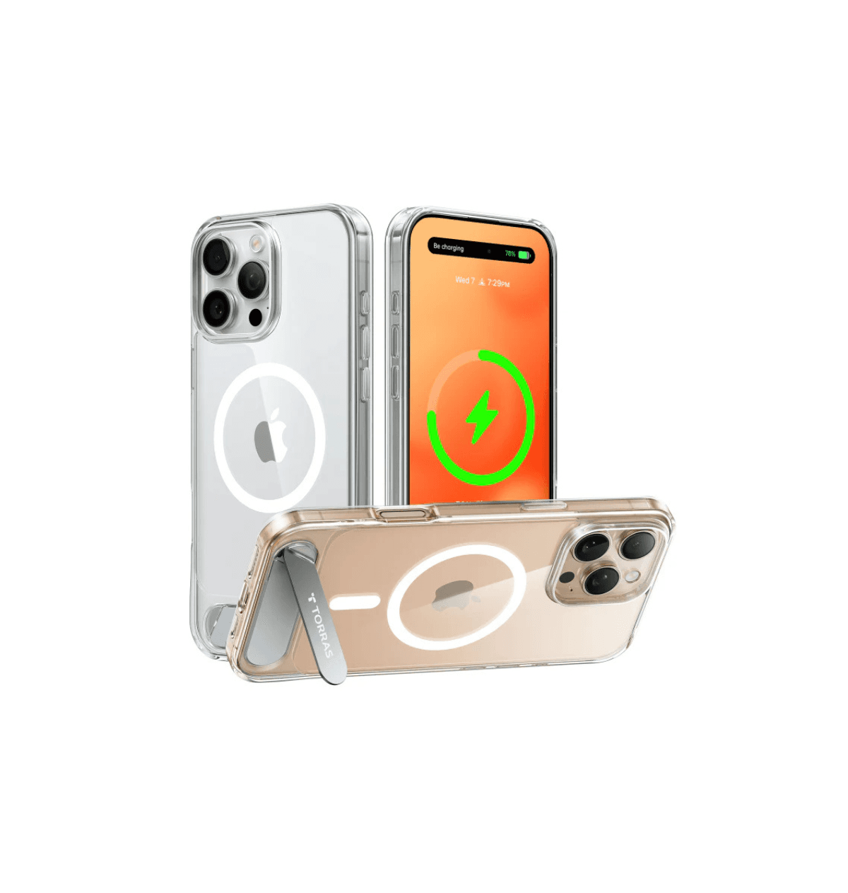 Torras Pstand MagSafe Case for iPhone 16 Pro and Pro Max