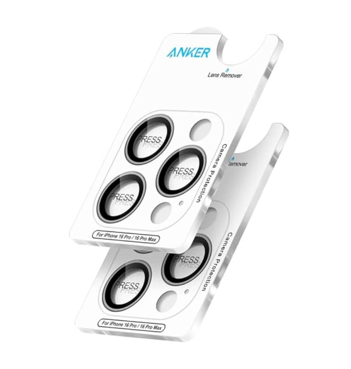 Anker Easy Fit Camera Lens Protector for iPhone 16 Pro and Pro Max