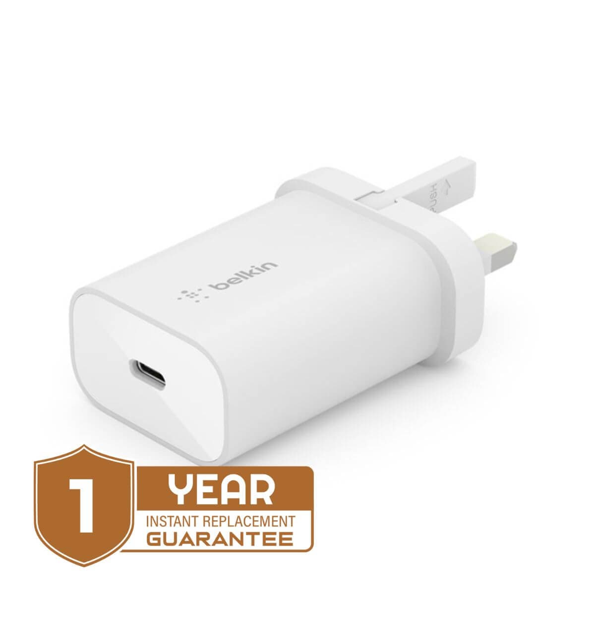 Belkin 25W USB C Wall Charger With PPS 3 Pin